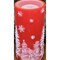 4x8 Red Snowman Fountain Candle – LED Lighted Holiday Candle with Remote